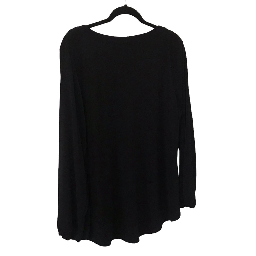 Apt. 9 1X black embellished top - Picture 2 of 4